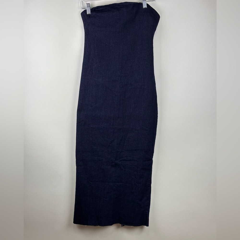 Commense Womens' Stretch Denim Tube Dress